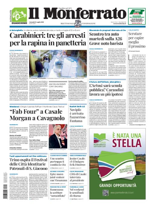 Il Monferrato - Edizione 55 del 21/07/2023